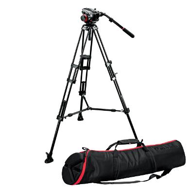 Manfrotto 504HD/546BK 2 Stage Tripod/Payload 7.5 Kg, w/Original Softbag *ราคารวมภาษี